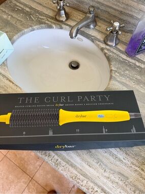 Drybar Yellow Styling Set with Brush and Dryer
